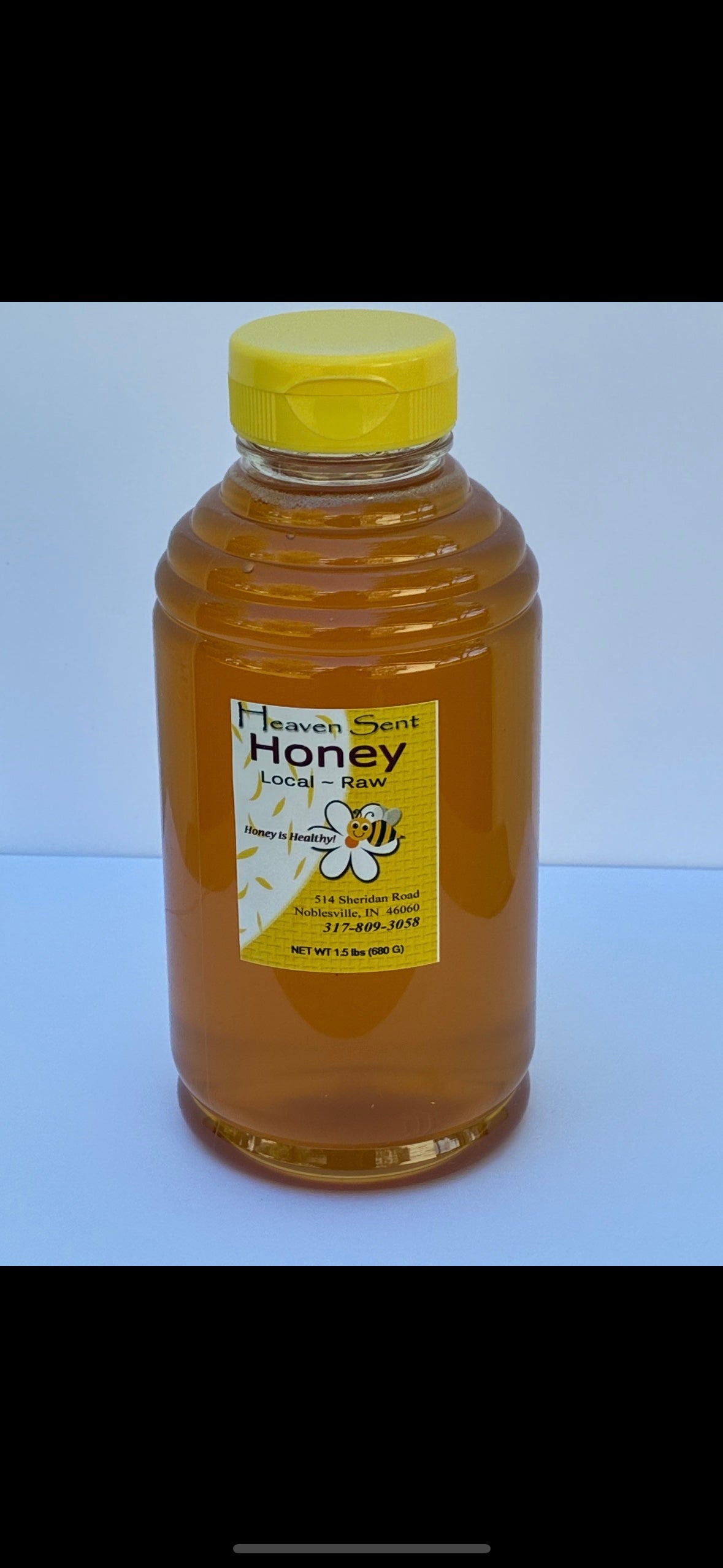 Pure Local Raw Honey – 1.5 lb Jar